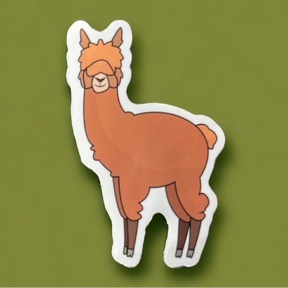 Alpaca Vinyl Sticker - Picture 4 of 11